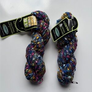 Sensations Yarn Sophisticates Collection Majesty Ribbon Yarn 2 Skein Multi